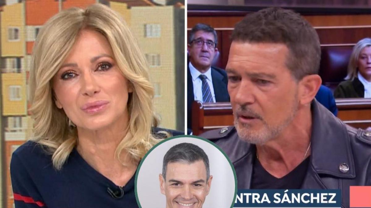 Susanna Griso habla así de Antonio Banderas tras escuchar al actor criticar a Pedro Sánchez