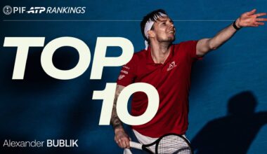 Alexander Bublik ascendió hasta la posición más alta de su carrera como No. 10 del PIF ATP Rankings, tras coronarse en Hong Kong.