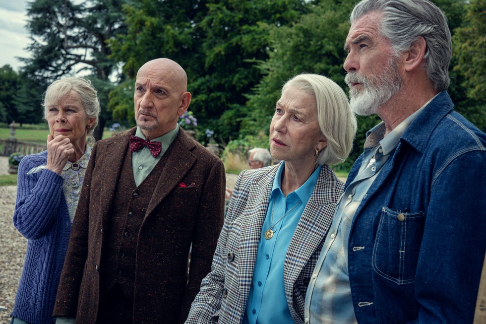 el club del crimen de los jueves pelicula netflix helen mirren, pierce brosnan, ben kingsley, celia imrie