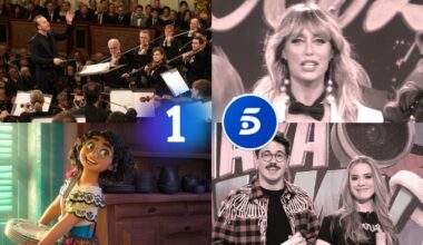 Telecinco firma el 2º peor dato de su historia en Año Nuevo ante el festín de audiencias de La 1 de RTVE