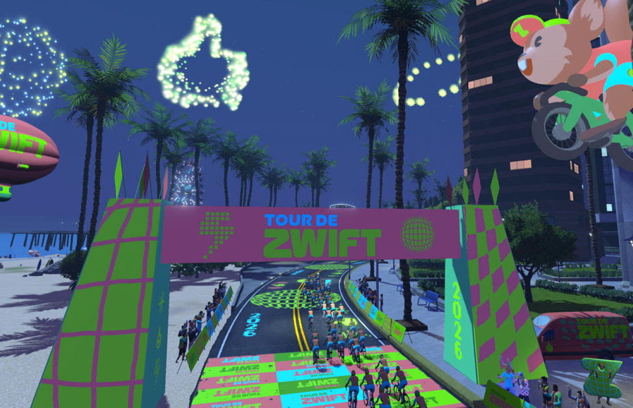 el Tour de Zwift 2026 llega con recompensas y sorteo para los Zwifters más fieles