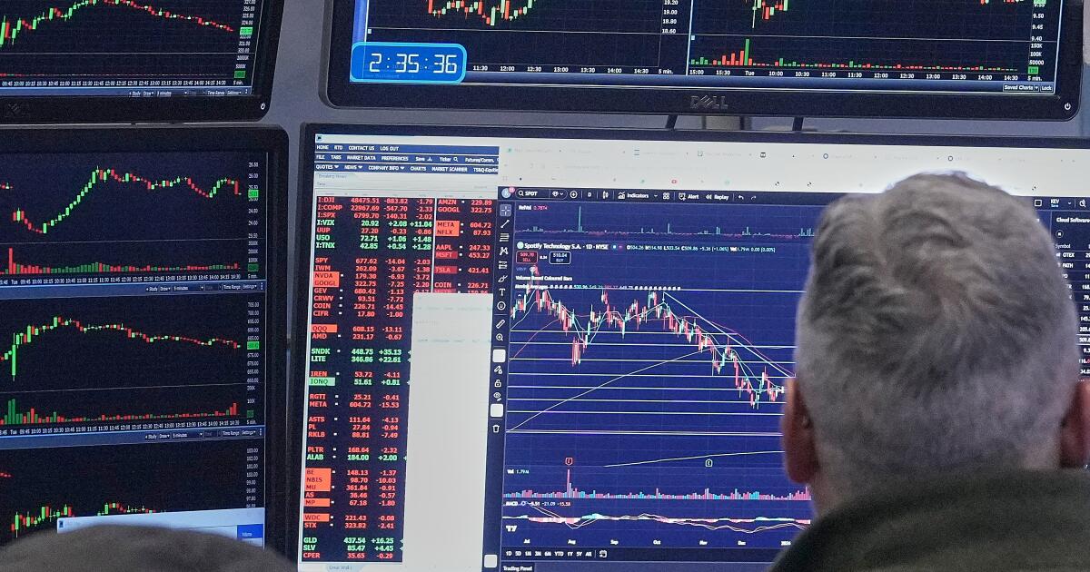 Wall Street se desploma luego de que Trump amenazara a países europeos con aranceles por Groenlandia