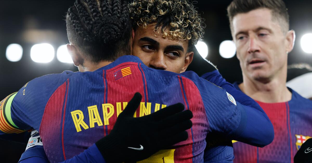 Gol y asistencia de Yamal llevan al Barcelona a los octavos de final de la Liga de Campeones