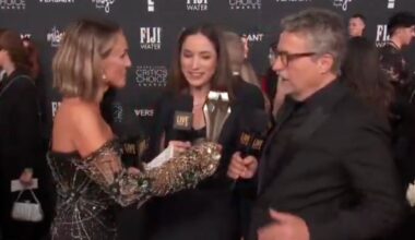 ¿Humillación en vivo? Critics Choice Awards causan polémica por entregar premio en plena alfombra roja