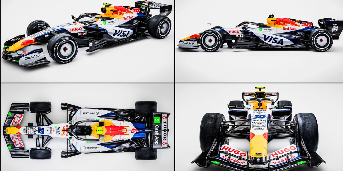 Racing Bulls VCARB 03: Todas las imágenes del F1 de 2026 de Lawson y Lindblad - Car and Driver