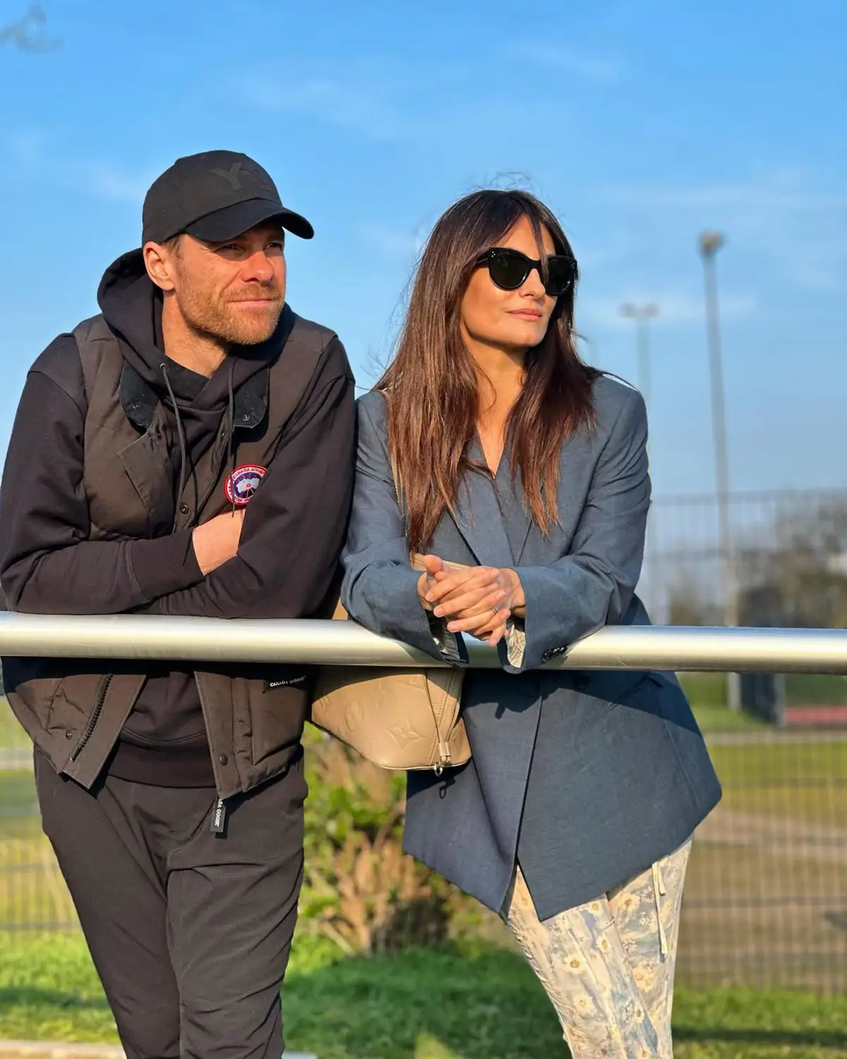 Xabi Alonso y Nagore Aranburu