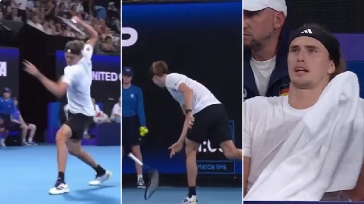Zverev tiene un problema.
