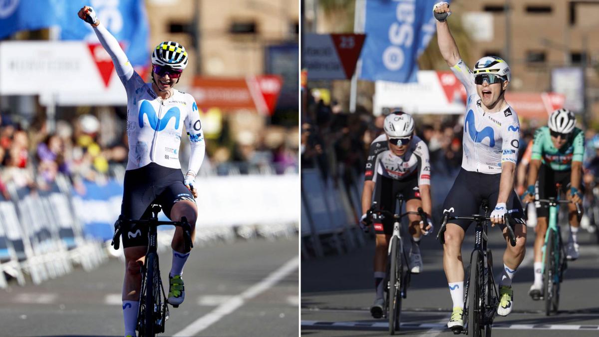 El domingo perfecto para Movistar Team