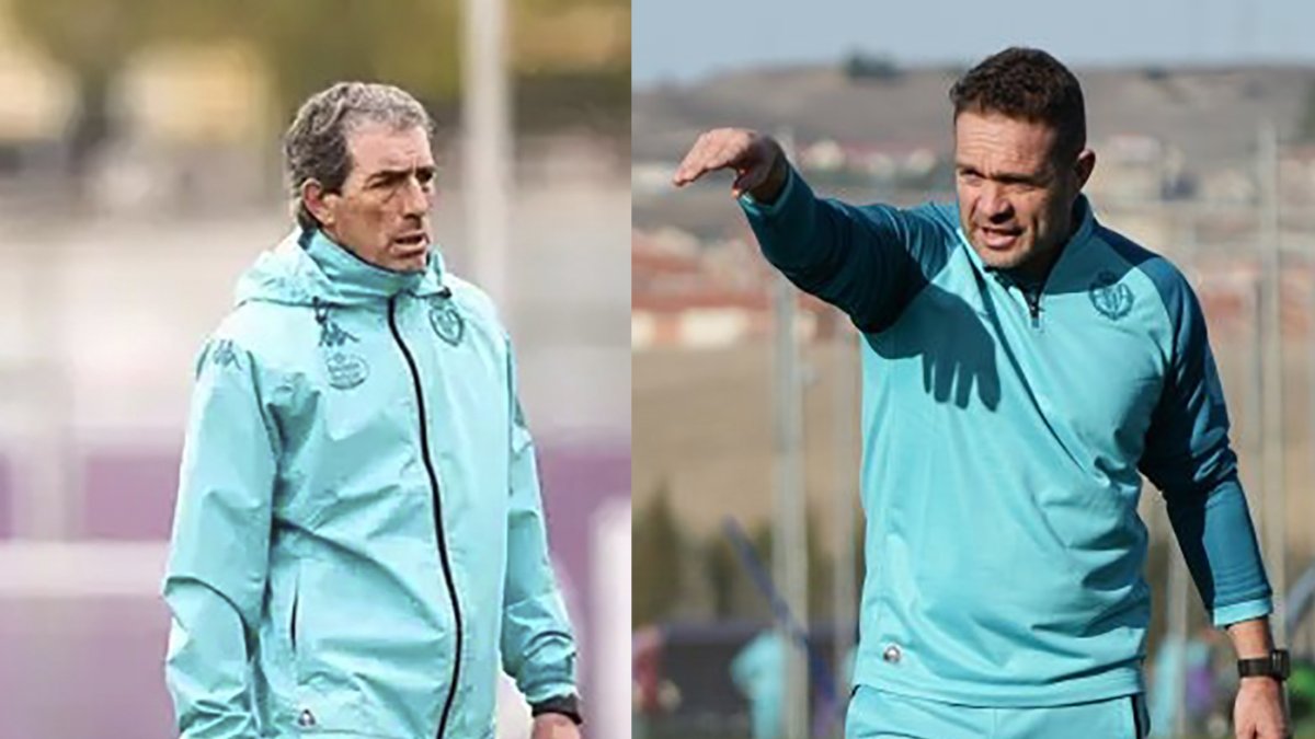 Guillermo Almada y Luis Tevenet, entrenado en los Anexos.