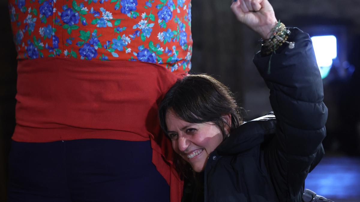 Itziar Ituño, 'Lisboa' en La Casa de Papel, se disfraza en el Carnaval de Lantz