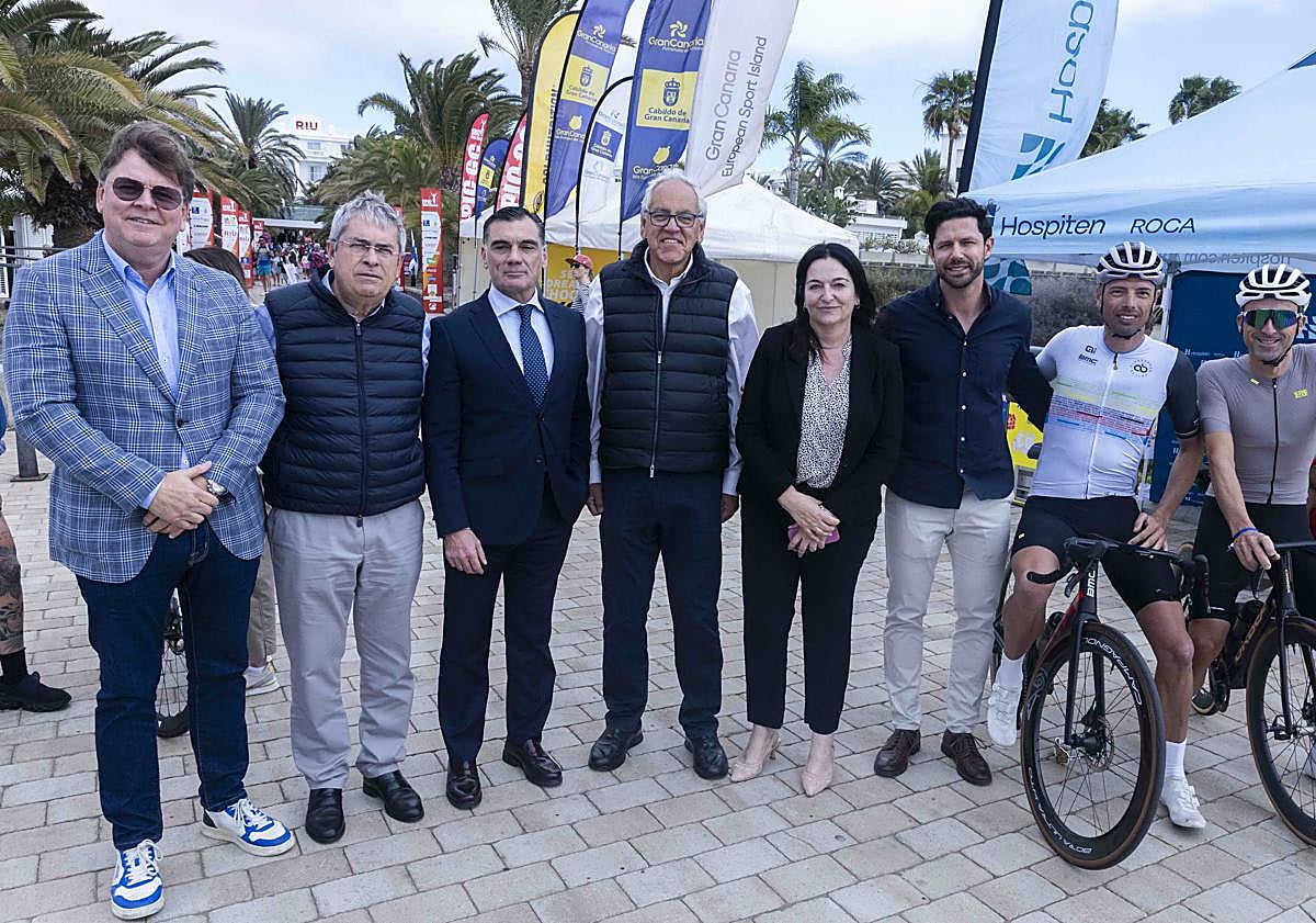 Imagen principal - La novena EPIC Gran Canaria dispara su participación y alcanza los 680 ciclistas de 28 nacionalidades