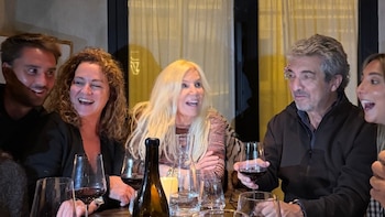 Susana Giménez en el centro