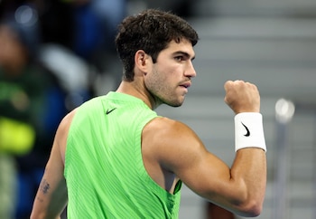 Carlos Alcaraz en el Open