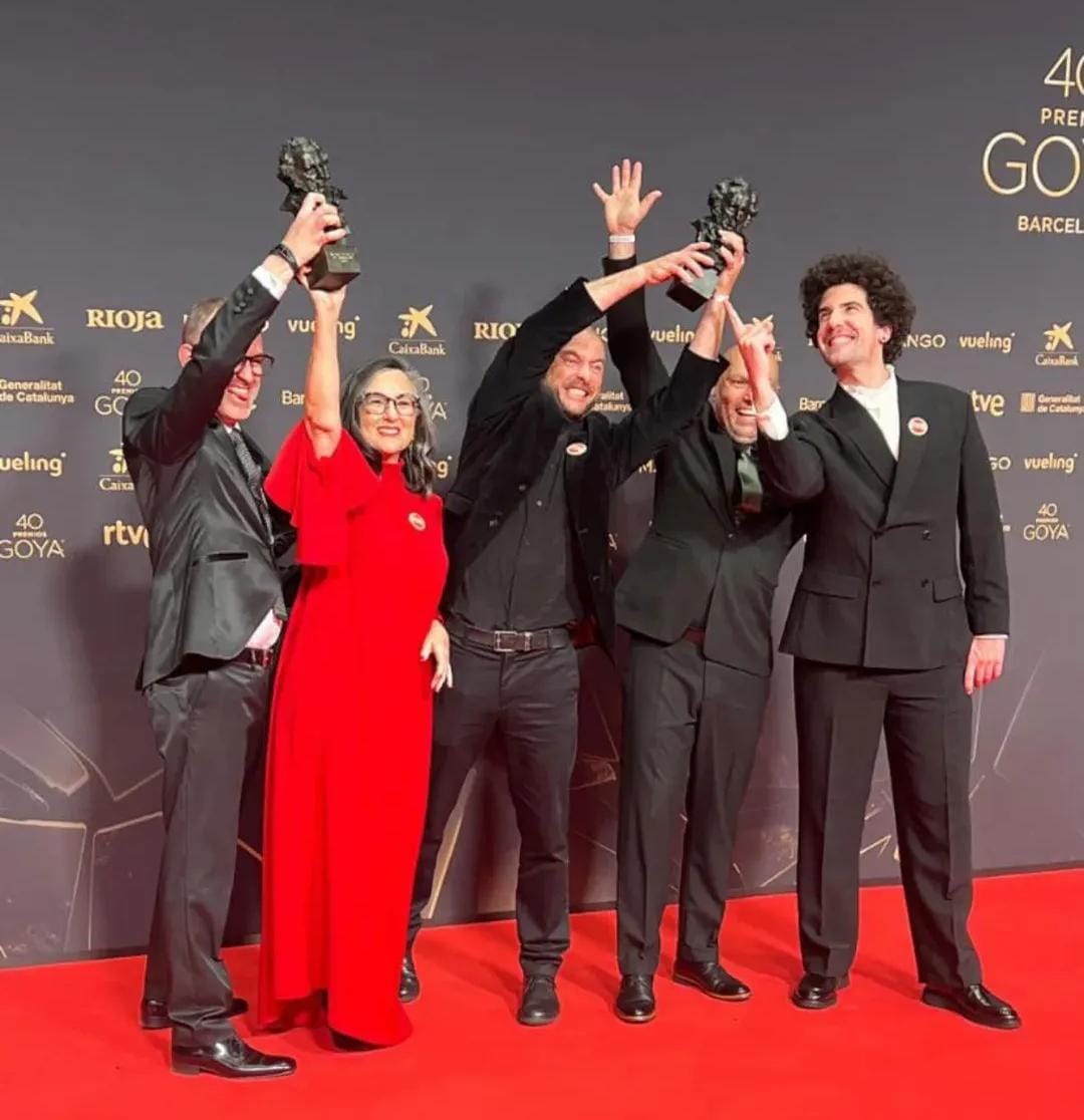 La pegolina Mari Carmen Cambrils hace historia al sumar su sexto Premio Goya con ‘Decorado’