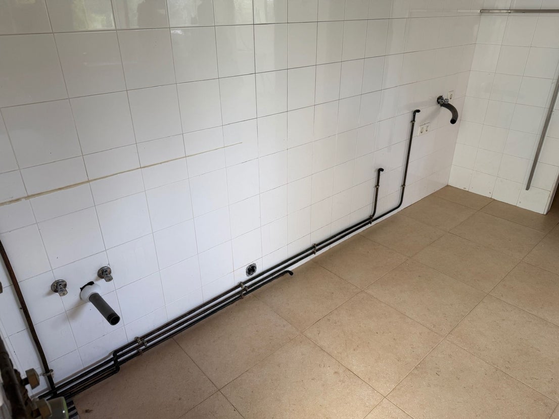 El lugar que, antes del cisma, ocupaba una enorme cocina industrial que ha ahora ha desaparecido.