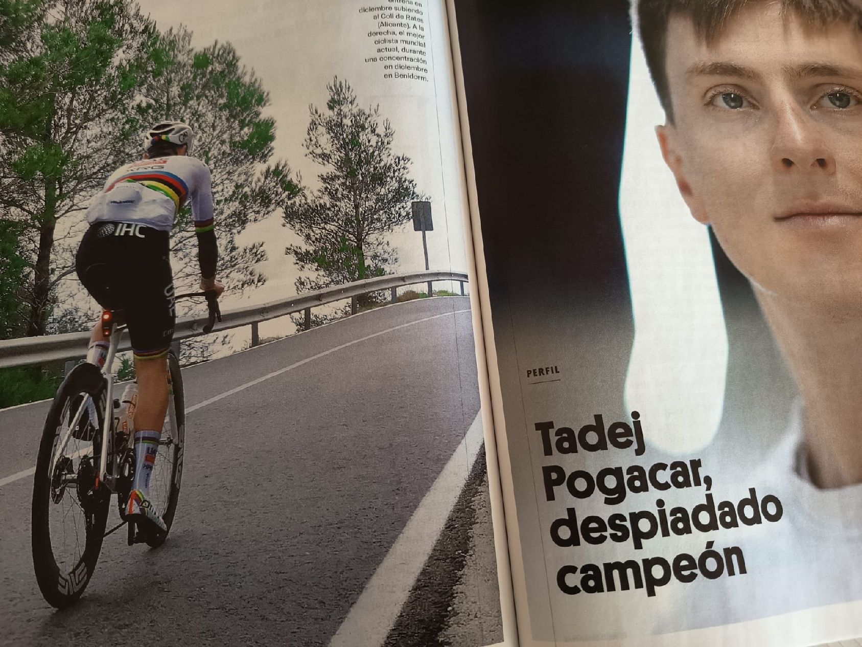 ¿Sabes que Pogacar entrena en el Coll de Rates?