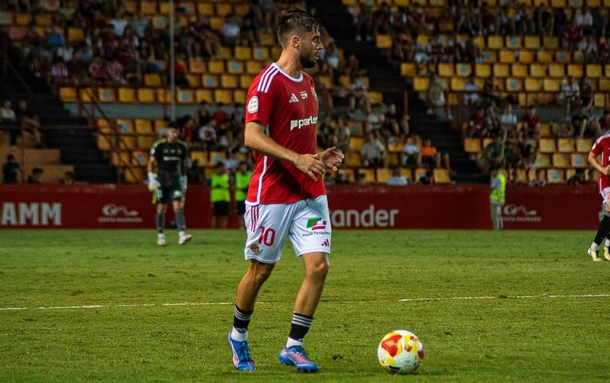 Jaume jardí, en un partido con el Nástic.