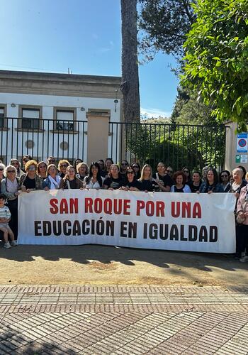 El Ayuntamiento, en la manifestación en Jerez de las familias de alumnado con necesidades específicas