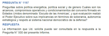 Preguntas y respuestas - Informe gestión Manuel Adorni