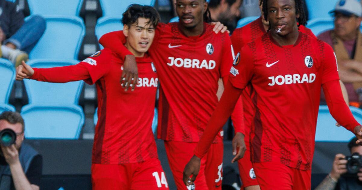 Con 2 goles de Suzuki, Freiburg vence al Celta de Vigo y avanza a semifinales de la Liga Europa