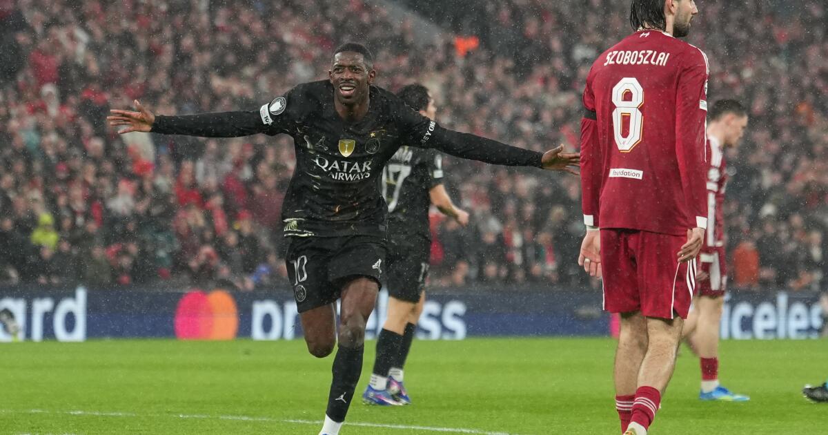 Paris Saint-Germain somete a Liverpool en Anfield y se instala en las semis de la Champions