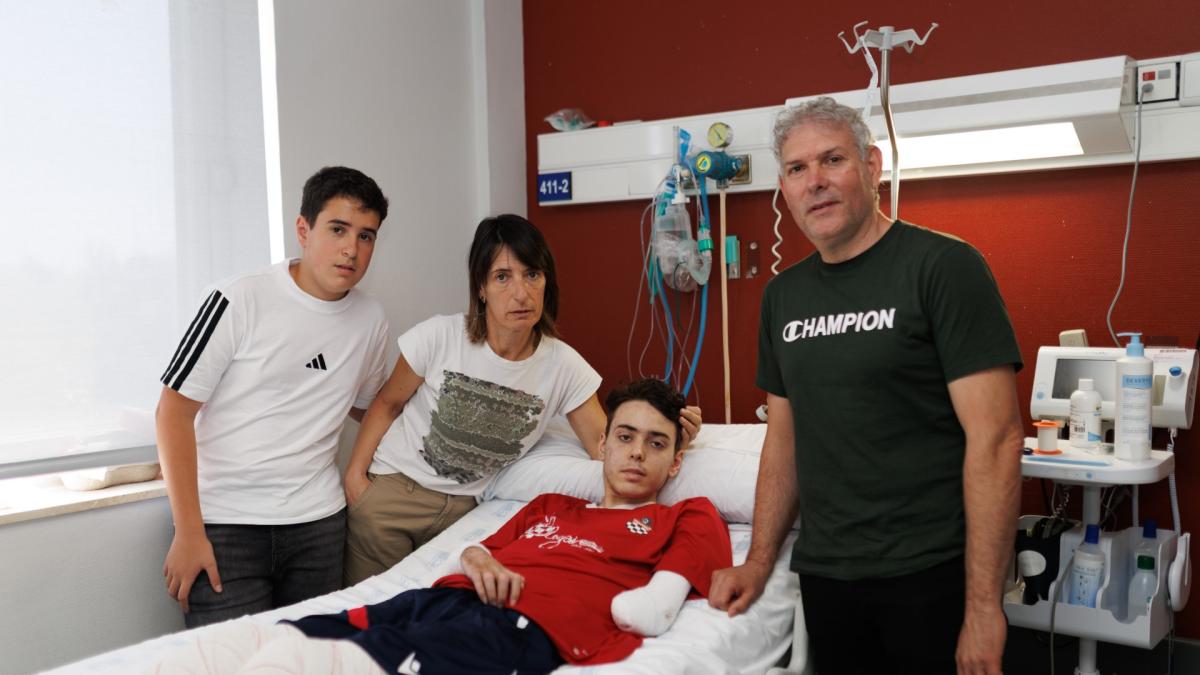 "Es duro ver a un hijo llorar de dolor"