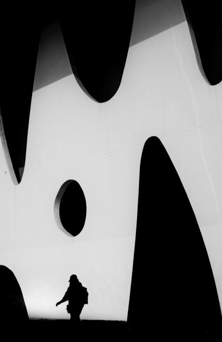 Blanco y negro.