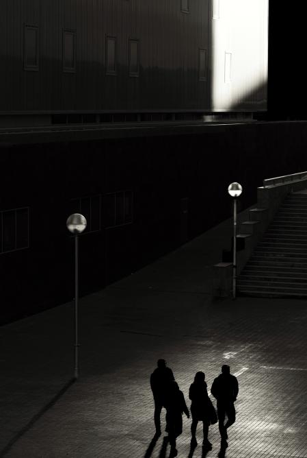 La ciudad en claroscuro.