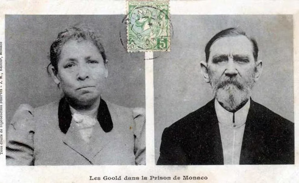 Vere Thomas St Leger Goold y su esposa Marie Giroden