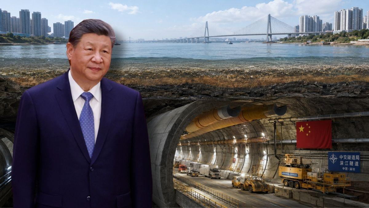China confirma la construcción de un megatúnel para trenes de alta velocidad a 80 metros bajo el lecho de un río