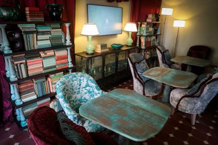 El espacio destinado a biblioteca