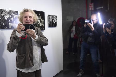Azkarate, feliz con su primera muestra en Madrid 