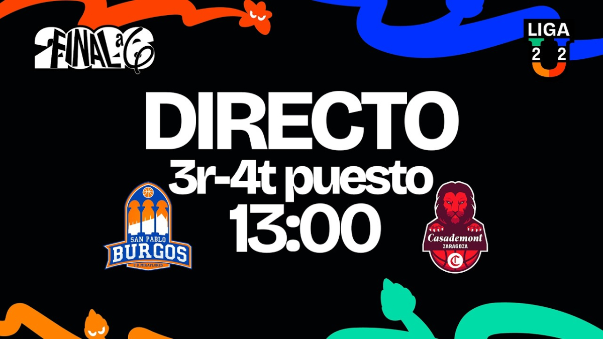 Burgos Grupo de Santiago - Casademont Zaragoza I Liga U en directo