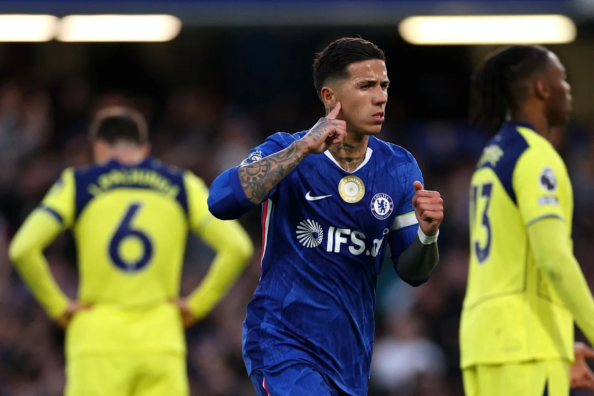 Video: el golazo de Enzo Fernández para Chelsea en el partido ante Tottenham por la Premier League