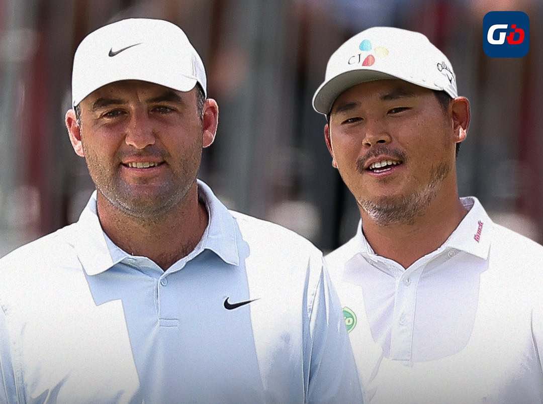 Scottie Scheffler y Si Woo Kim.