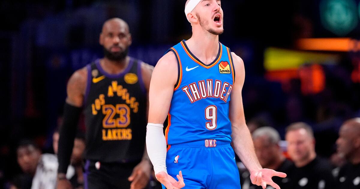 Thunder barre a los Lakers y avanza con marca de 8-0 en playoffs; futuro de James, incierto
