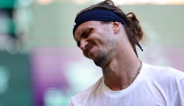 Zverev se lamenta en Halle