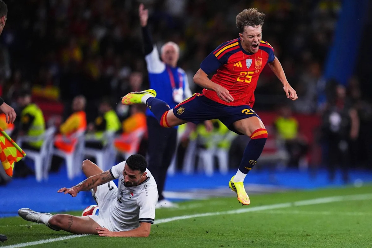 España, un candidato del Mundial, sufre por Lamine Yamal y por su juego: apenas un tibio 1-1 con Irak
