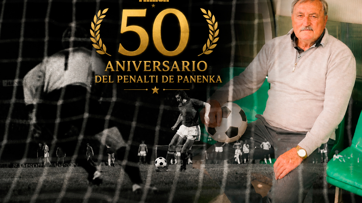 Anatomía del penalti de Panenka por el 50 aniversario