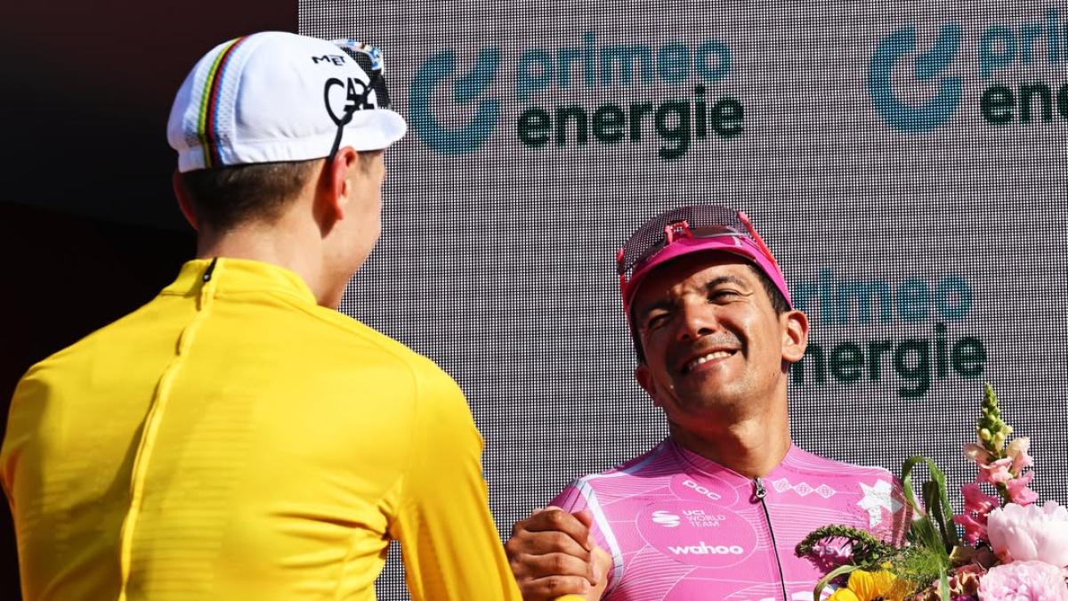 Richard Carapaz se corona vicecampeón del Tour de Suiza