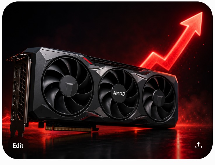 Según se informa, AMD tiene previsto aplicar otra subida de precios a las GPU