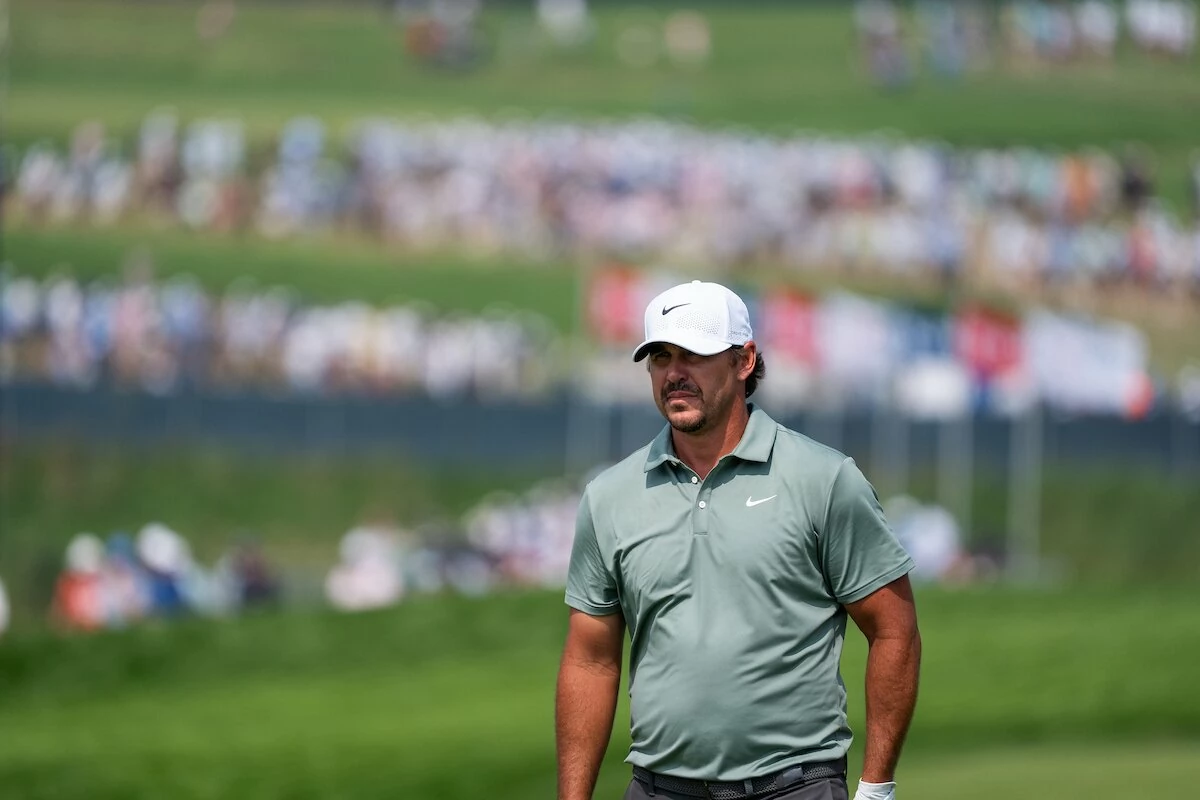 Brooks Koepka durante la primera jornada del US Open Championship 2025. © Golffile