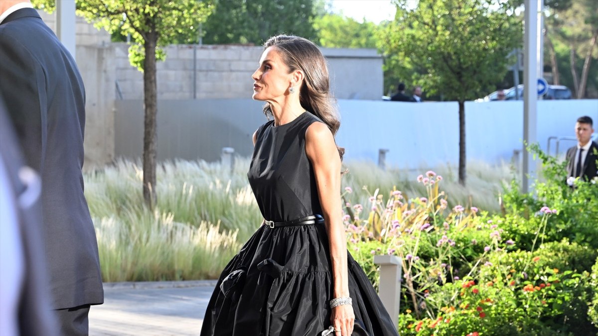 Doña Letizia, este pasado 2 de julio en Madrid.