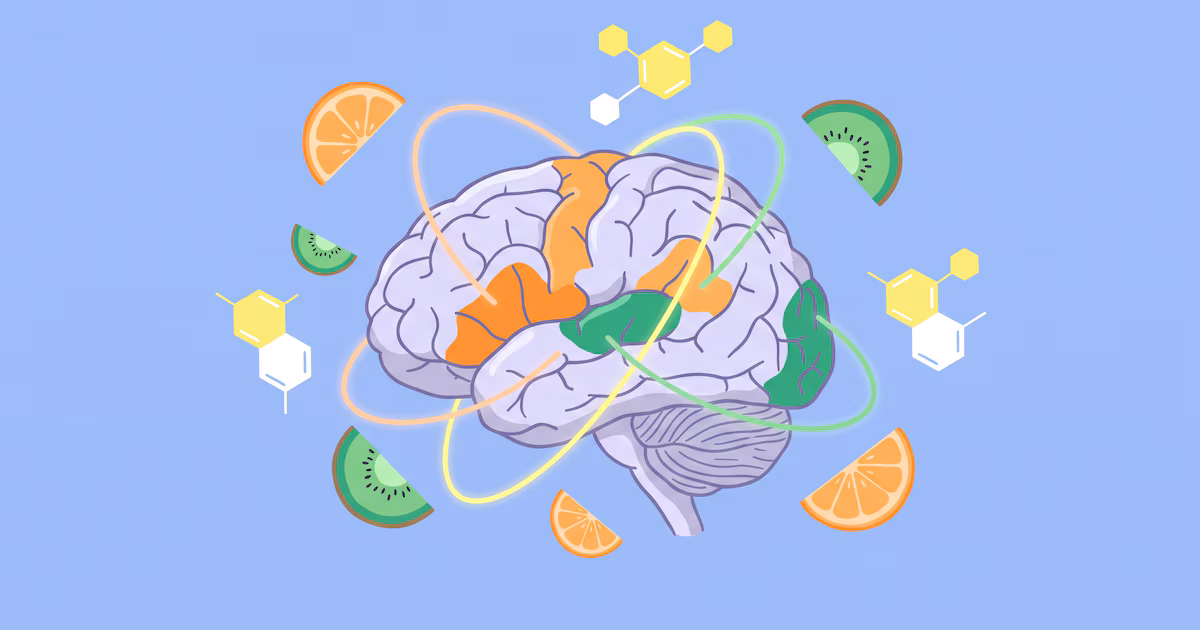 Un nuevo estudio Relaciona mayor vitamina C con mejor salud cerebral en adultos mayores