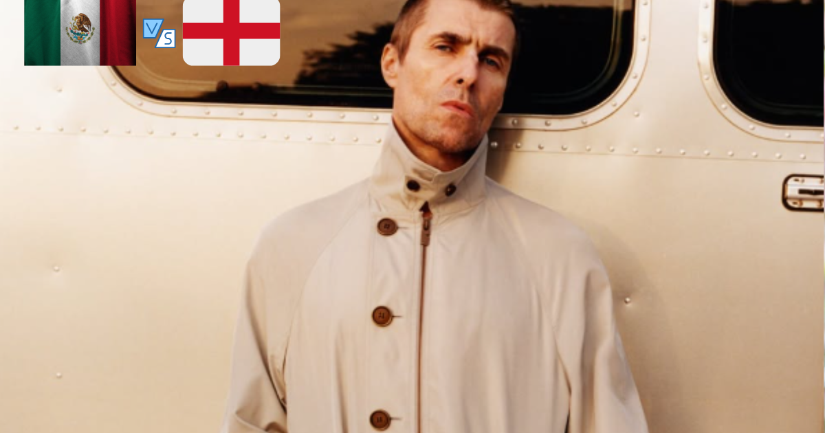 Liam Gallagher, vocalista de Oasis, encendió la polémica tras manifestar su pronóstico del México vs. Inglaterra