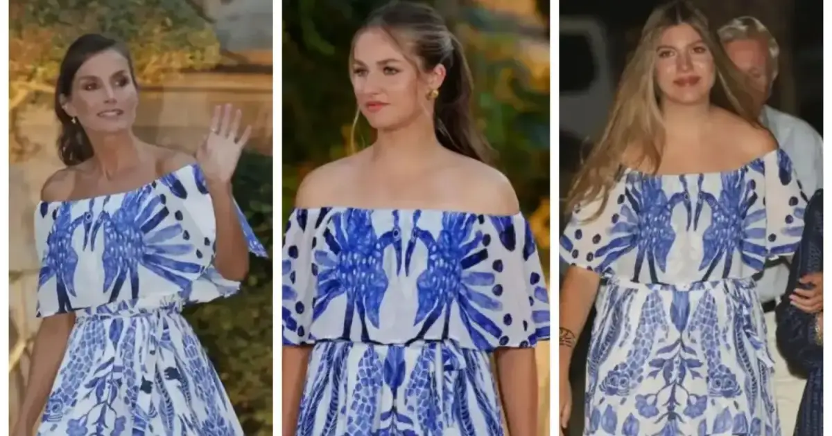 La Reina, Leonor y Sofía: Un mismo Stella Jean y Mallorca como escenario