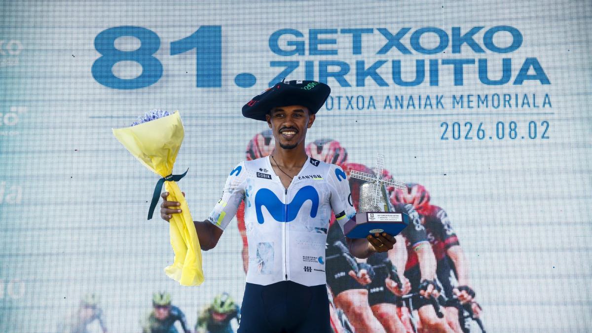 Natnael Tesfatsion, el baluarte de puntos UCI del Movistar Team