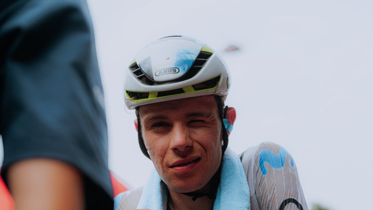 Iván Romeo guiña un ojo en el Tour de Polonia.