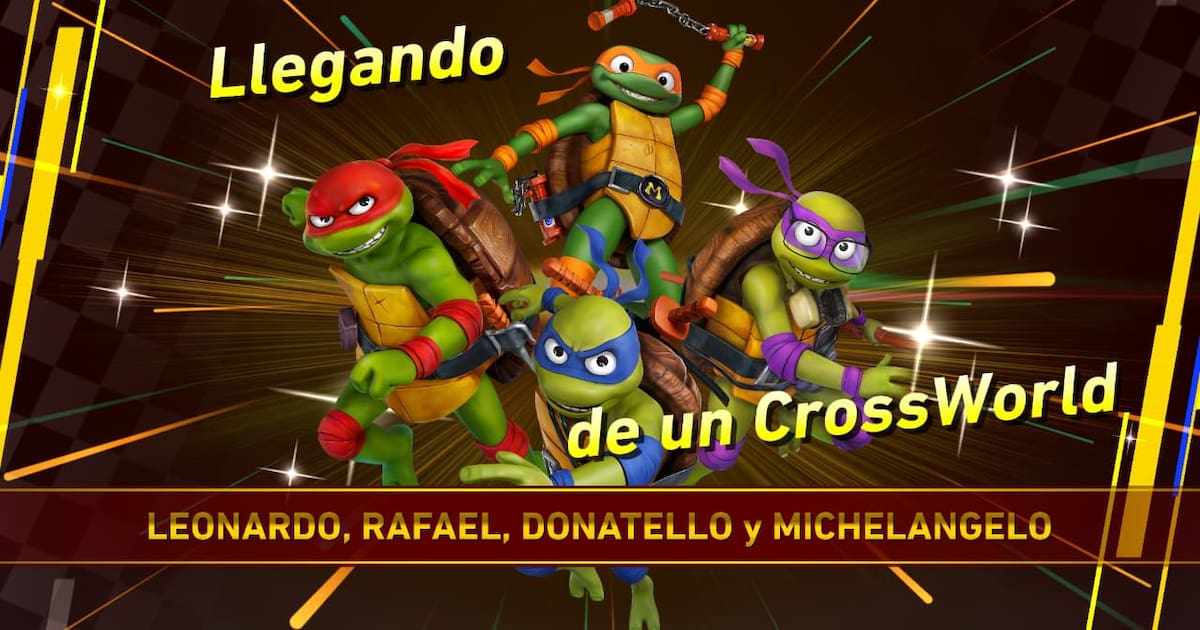 ¡Cowabunga! Las Tortugas Ninja llegan a Sonic Racing: CrossWorlds