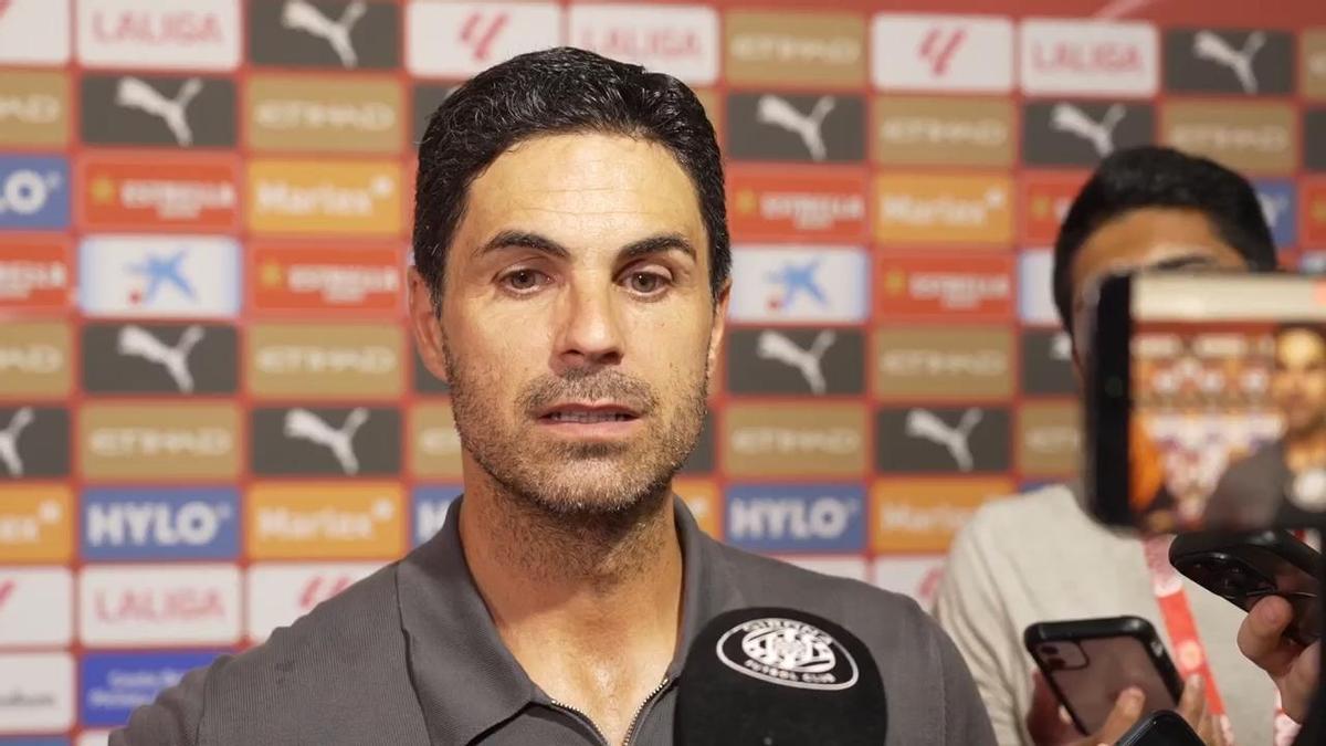 Arteta: "Estamos trabajando muy activamente para mejorar y hacer evolucionar al equipo"